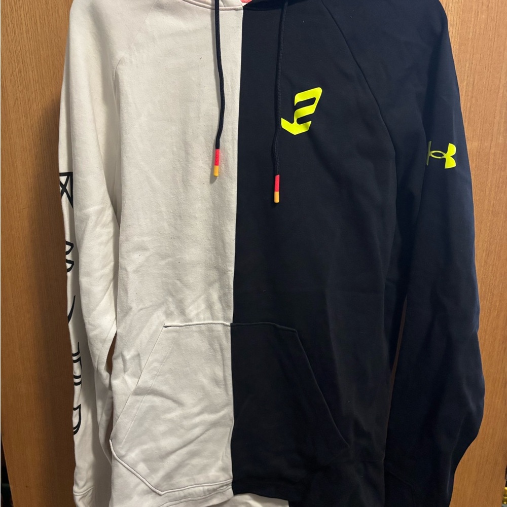 Under Armour Joel Embiid Black and White Hoodie